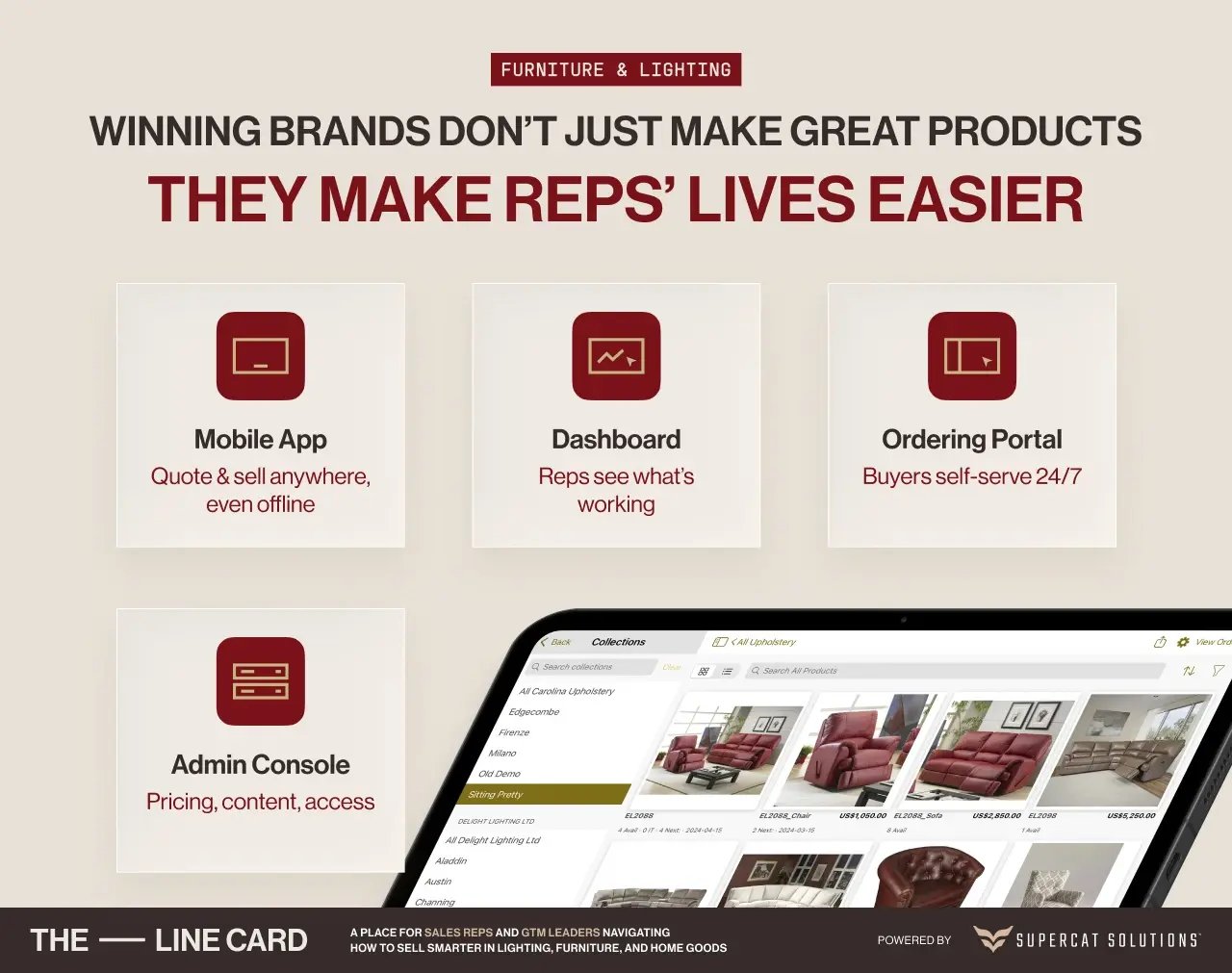 Digital catalog demo with sales enablement tools that simplify workflows for independent sales reps.