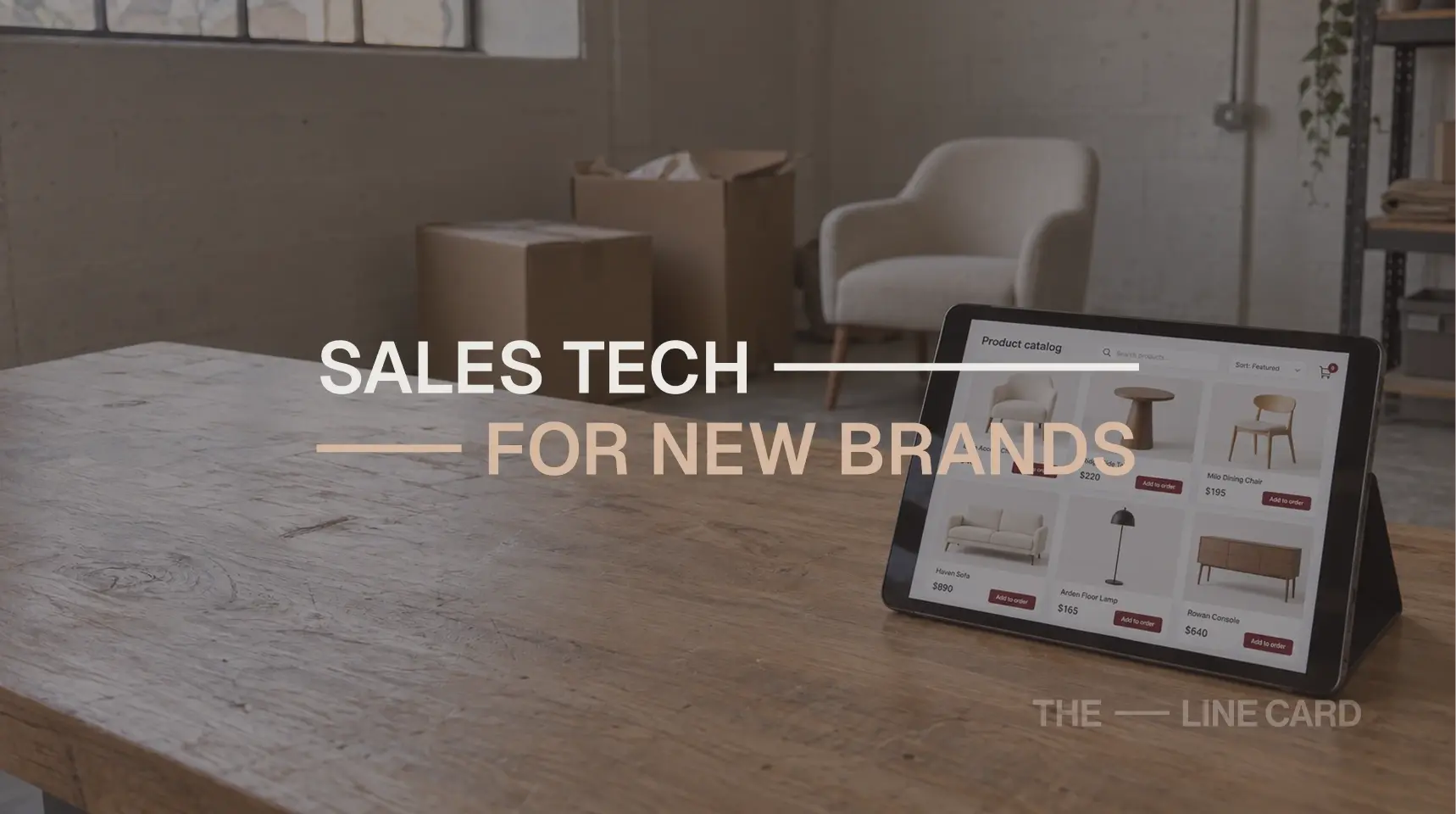 the year-three math on sales software for furniture and lighting brands